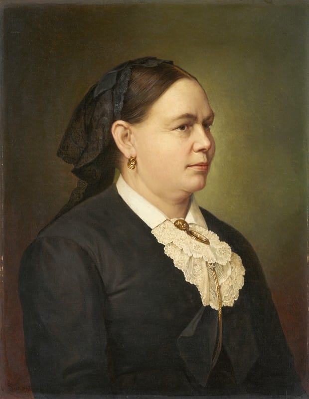 Sebastian Luz - Portrait of the Patron Anna Fedder