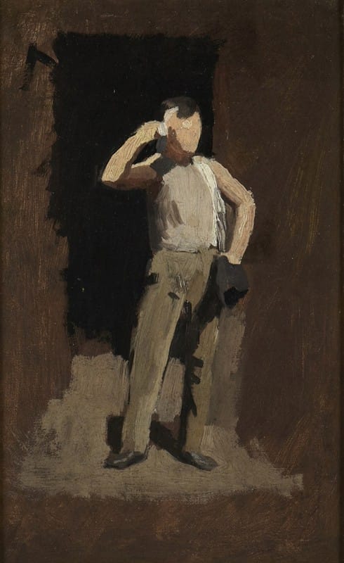 Thomas Anshutz - Boy in Brown, study for The Ironworkers’ Noontime