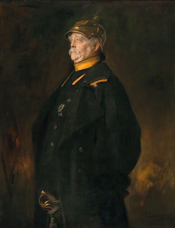Franz von Lenbach - Portrait of Prince Otto von Bismarck (1815-1898)