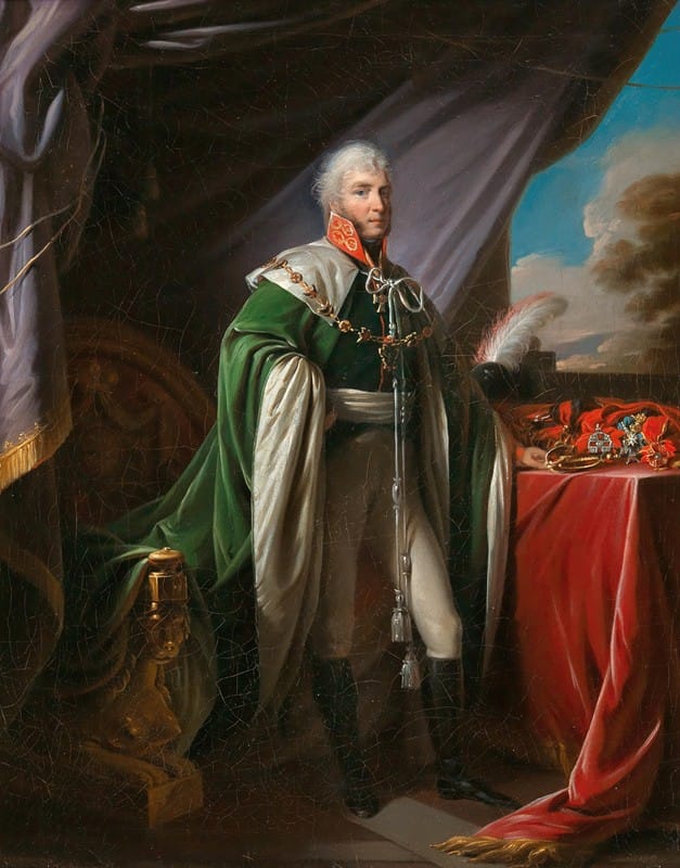 Giovanni Battista Damon-Ortolani - Portrait of Prince Sergei Fjodorowitsch Galitzin (1749–1810)