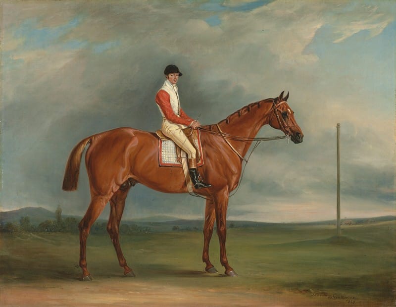 John Ferneley - Mr Sadler’s Dangerous, a chestnut racehorse with Chapple up