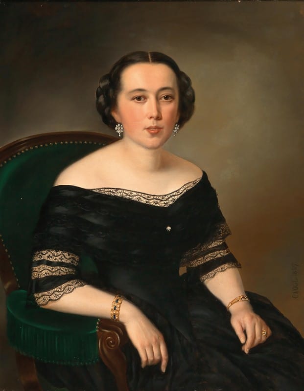 Karl Vogl - Portrait of Amalia Schmidt