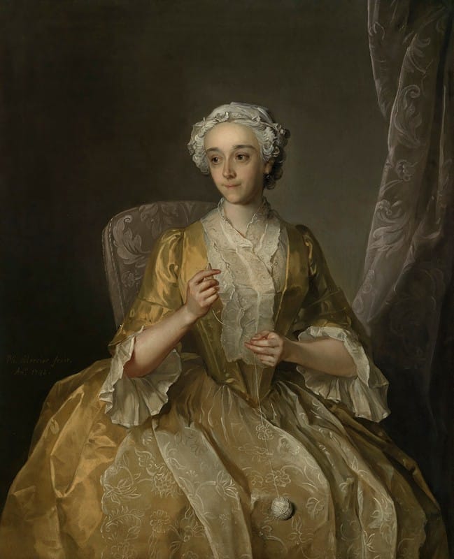 Philippe Mercier - Portrait of a lady