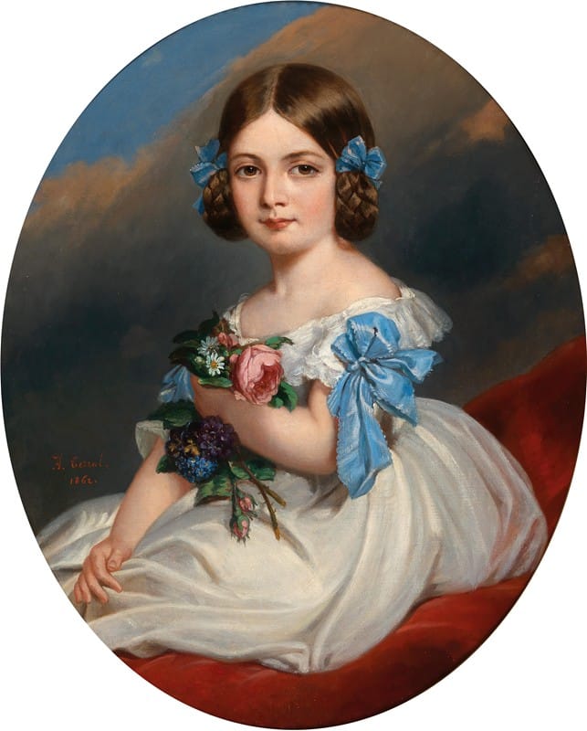 Pierre Louis Alexandre Abel Terral - Portrait of Marie Barthelemy (1838–1858)