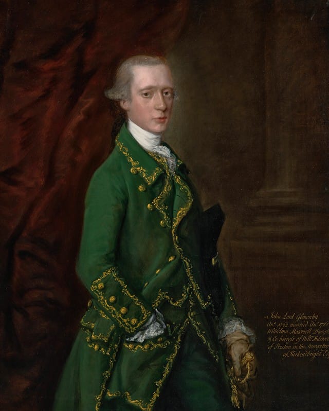 Thomas Gainsborough - Portrait of John Campbell, Viscount Glenorchy (1738-1771)