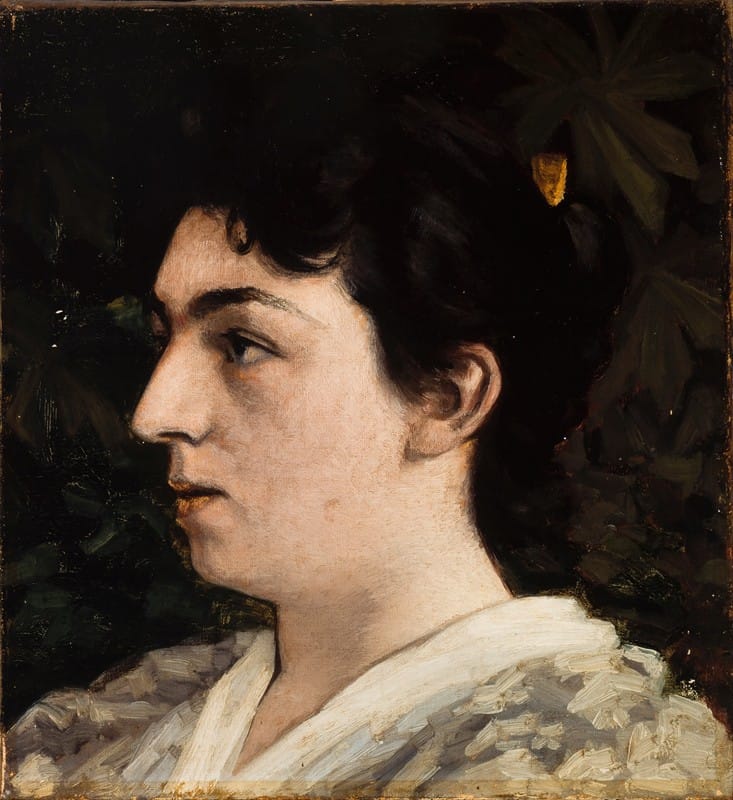 Valdemar Schønheyder Møller - Portrait of Frida Schytte