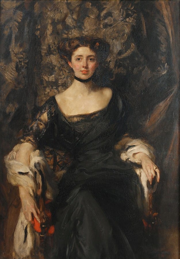 James Jebusa Shannon - Portrait of Miss Aline Henderson (Mrs J.T. Wigan)