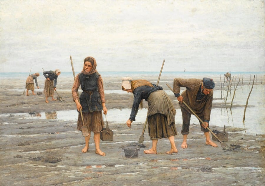 Jules Denneulin - Clam gatherers
