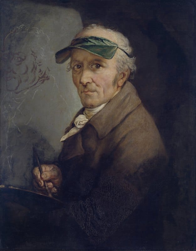 Anton Graff - Self-Portrait with Eye-shade