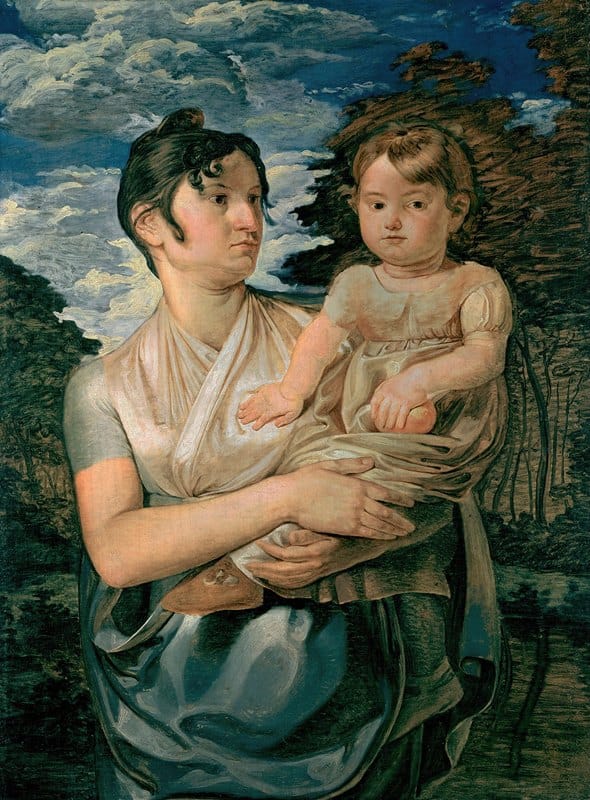 Philipp Otto Runge - Pauline Runge with her two-year-old-son