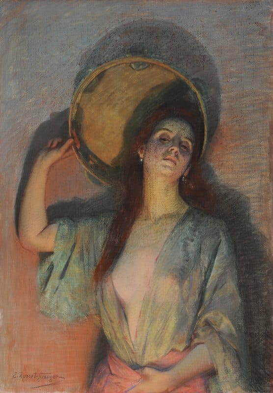 Edouard Rosset-Granger - La femme au tambour de basque
