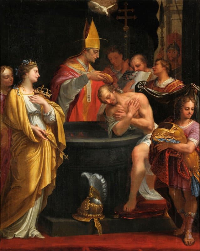 Jean Hélart - Le Baptême de Clovis