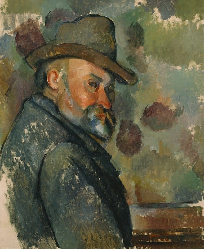 Paul Cézanne - Cézanne coiffé d’un chapeau mou