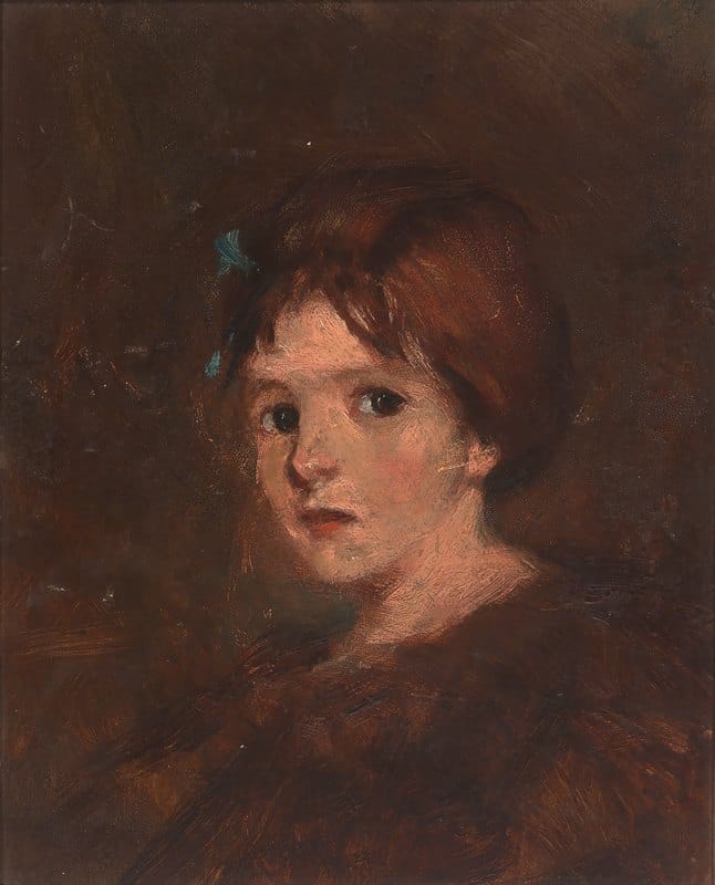 Alice Pike Barney - Child in Browns