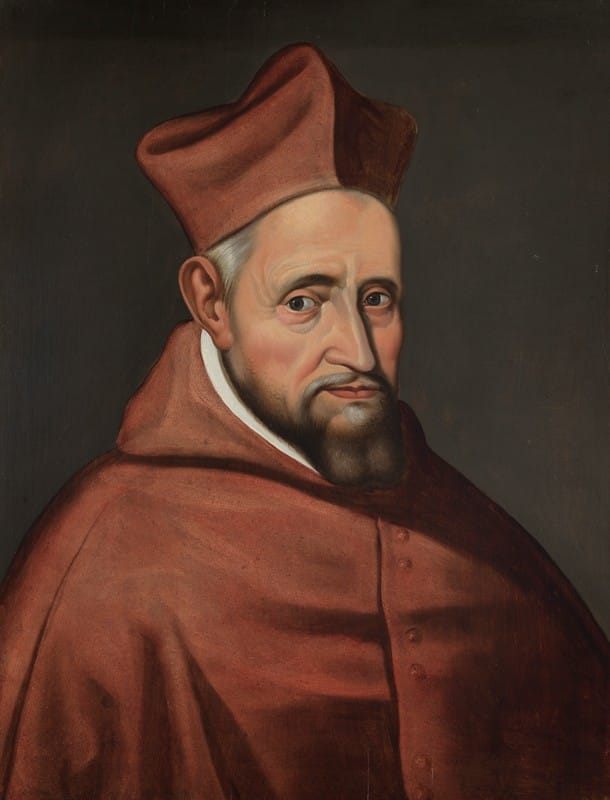 Anonymous - Portret van kardinaal Robertus Bellarminus
