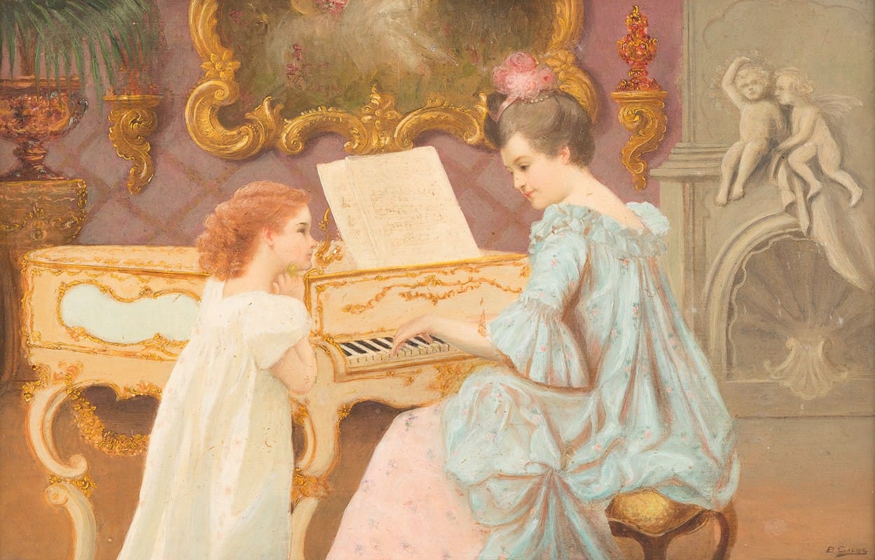 Benno Sachs - The piano lesson