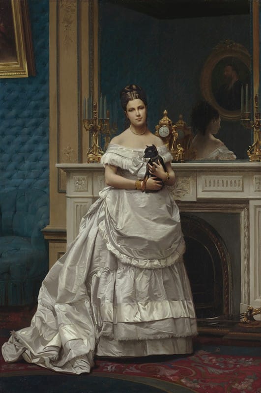 Jean-Léon Gérôme - Portrait of Marie-Anne d’Escoubleau de Sourdis, Madame Charles-Joachim Lefèvre (1853-1938)