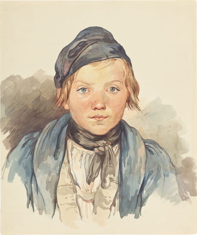 August Richter - Bildnis eines Jungen