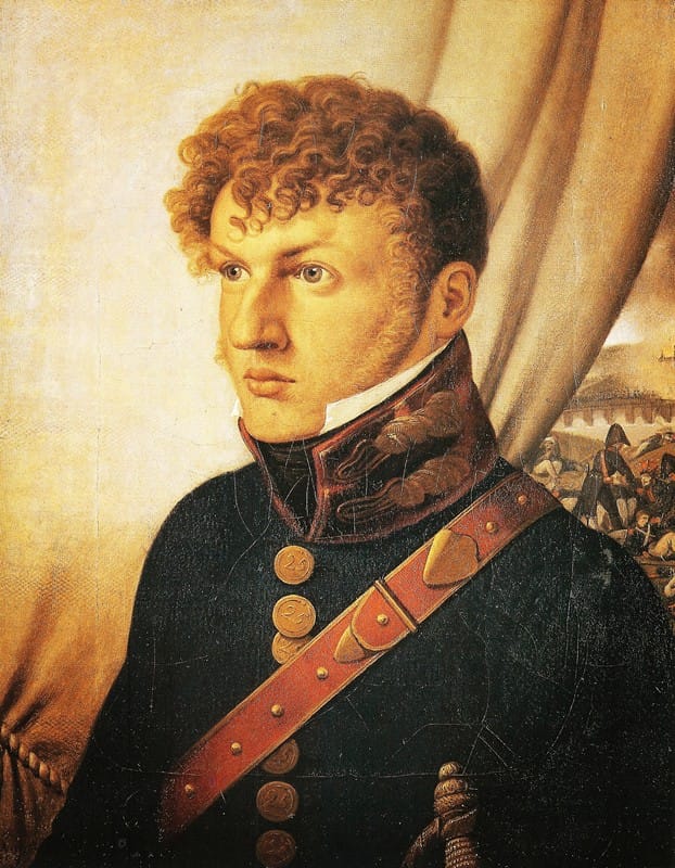 Friedrich Overbeck - Portrait of Johann Christian Jeremias Martini as military surgeon of the Imperial French 25th Light Infantery Regiment