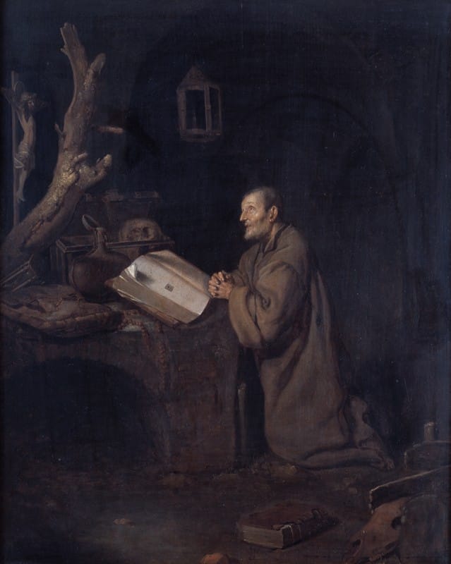 Bartholomeus Maton - A Hermit at Prayer