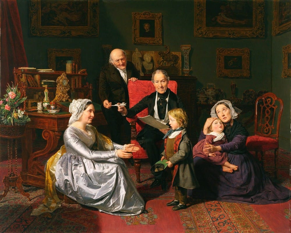 Ferdinand Georg Waldmüller - The Adoption