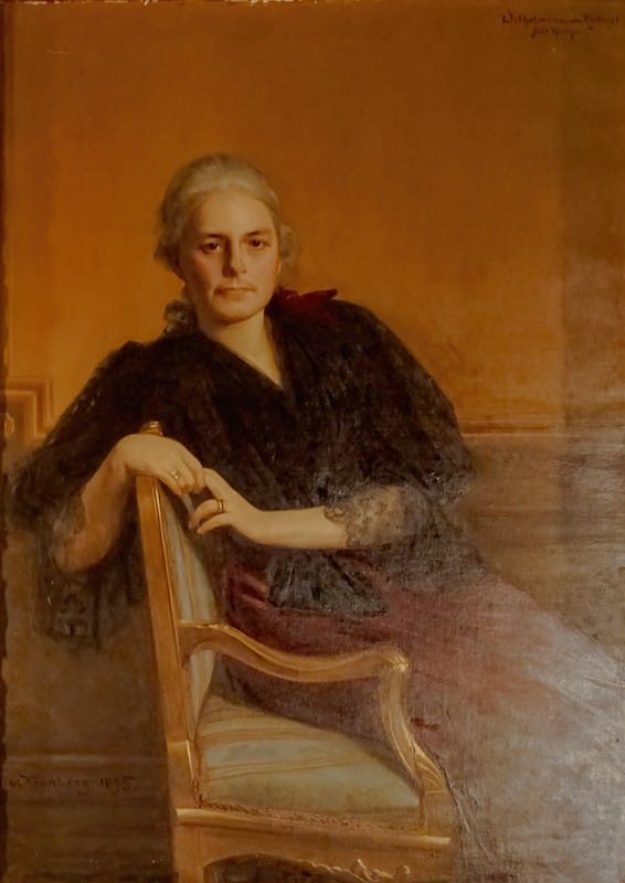 Julius Kronberg - Wilhelmina von Hallwyll, född Kempe (1844-1930)