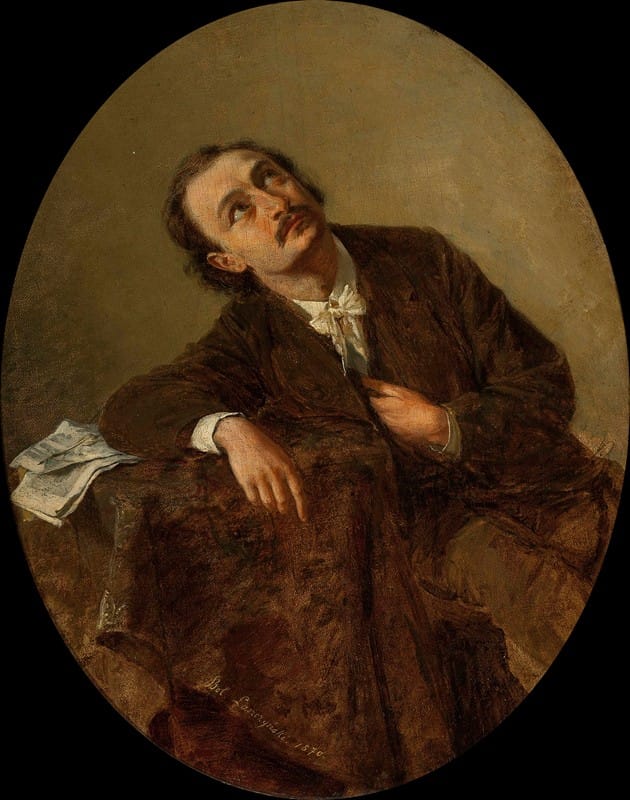 Bolesław Łaszczyński - Portrait of Michał Hertz, musician