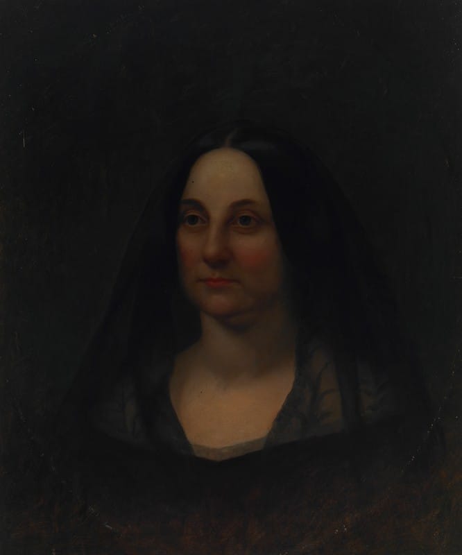 Lars Gustaf Sellstedt - Portrait of Mrs. Millard Fillmore
