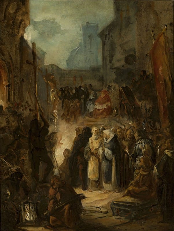Nikolai Alekseevich Lomtev - Inquisition scene