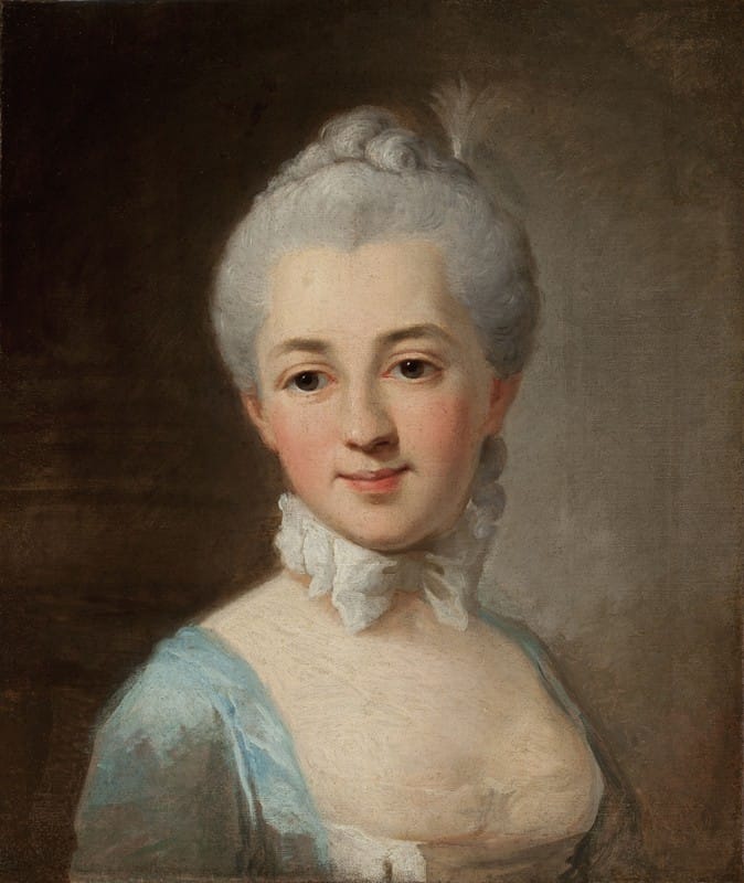 Per Krafft the Elder - Portrait of Izabela Lubomirska née Czartoryska