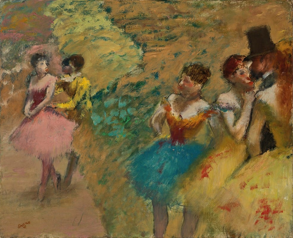 Edgar Degas - Danseuses (Les Coulisses de l’Opéra)