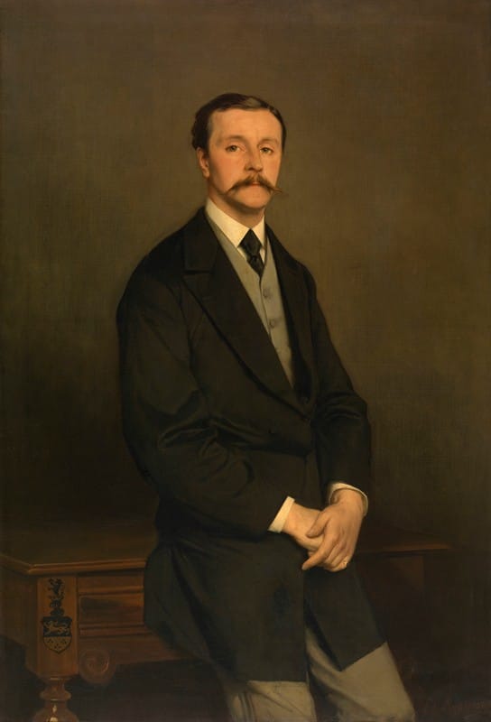 Edouard Agneessens - Portrait of a Man
