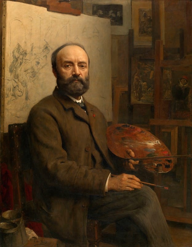 Edouard De Jans - The Painter Charles Verlat