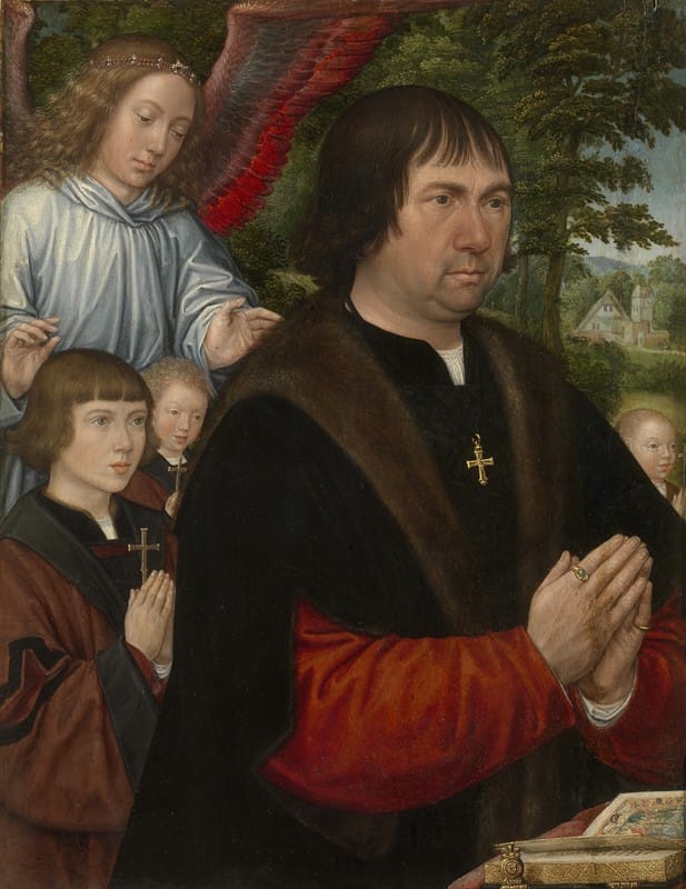 Gerard Horenbout - Portrait of Lieven van Pottelsberghe