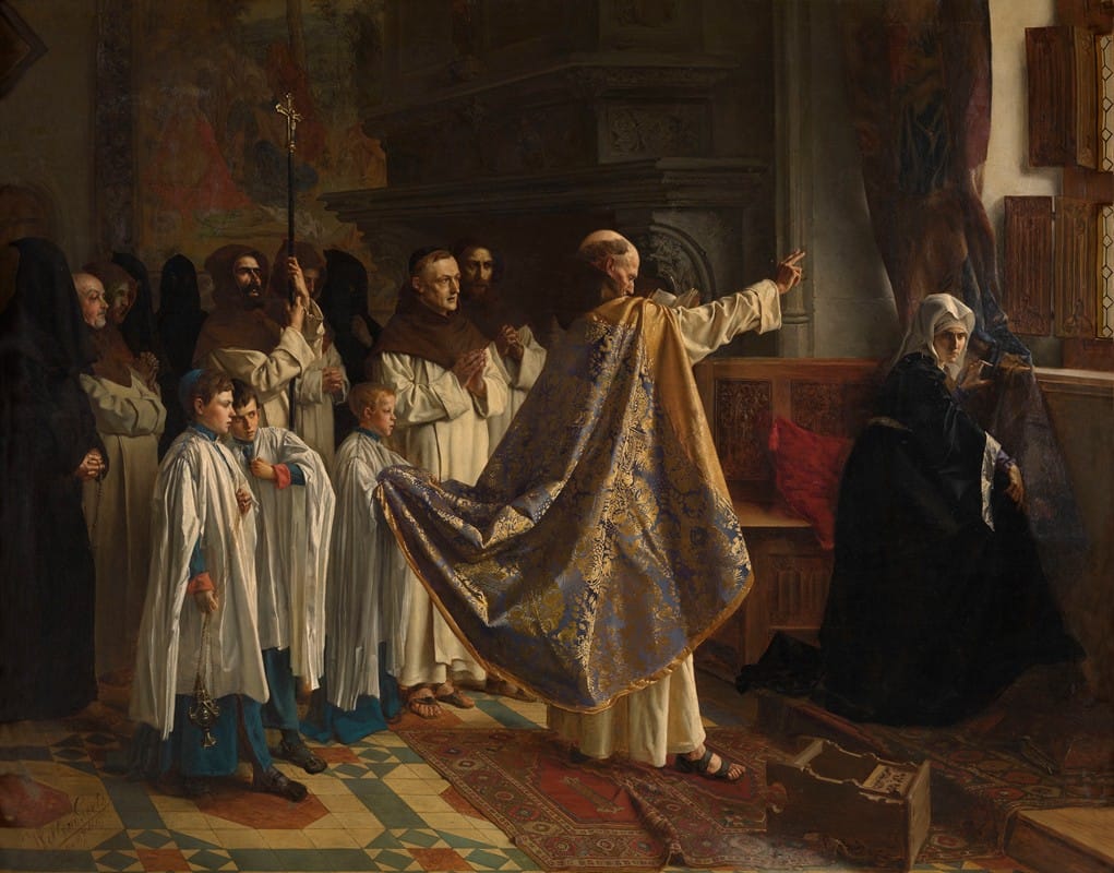 Willem Geets - Exorcism of Joanna of Castile