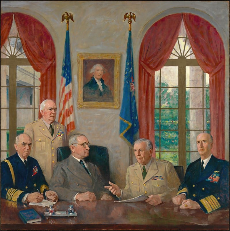 Augustus Vincent Tack - Truman and his Military Advisors