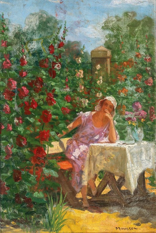 Tivadar Josef Mousson - Summer in the Garden