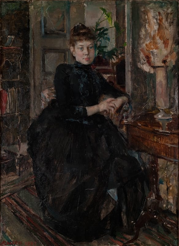 Akseli Gallen-Kallela - Portrait of Mary Slöör, the artist’s fiancée