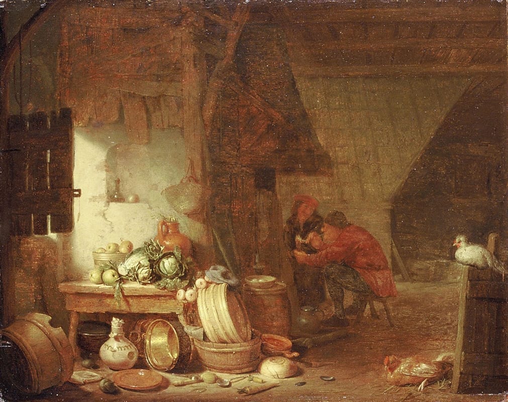 Hendrik Martensz. Sorgh - Interior of Peasant’s Kitchen