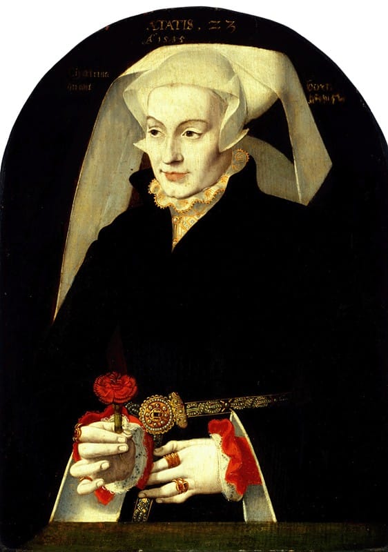 Barthel Bruyn the Younger - Portrait of Chatrina, Aged 23 Years