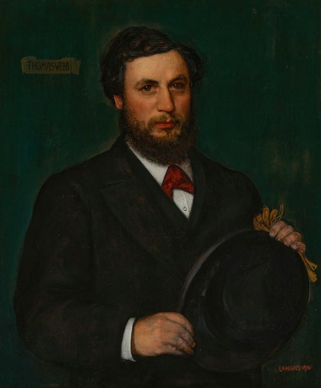Edward Robert Hughes - Portrait of Thomas Webb