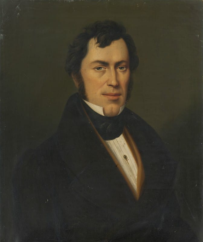 Karl Philipp Schwab - Portrait of a Gentleman