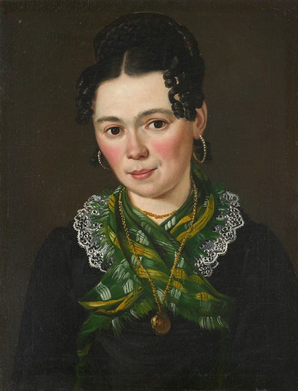 Lukas Kirner - Creszentia Kirner, née Knöpfle, the Artist’s Wife