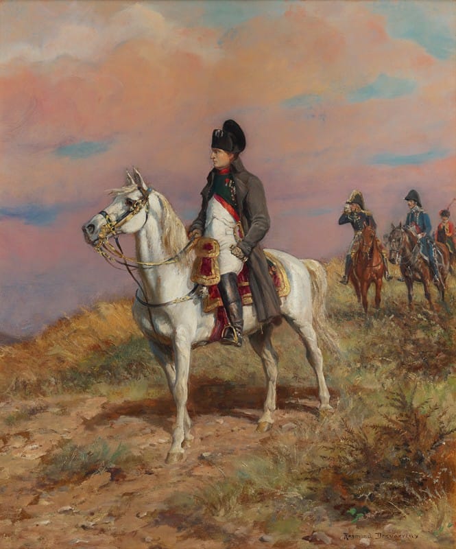 Raymond Desvarreux - Napoléon à cheval