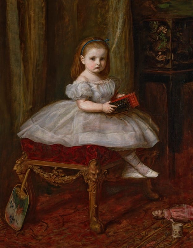 Sir John Everett Millais - Portrait of Miss Davison