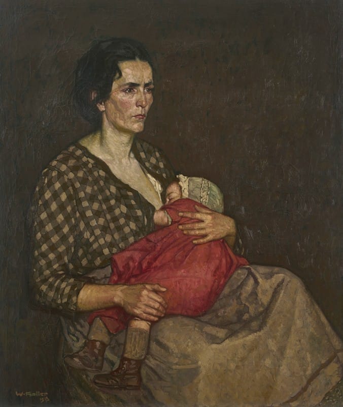 Wilhelm Haller - Mother with Child