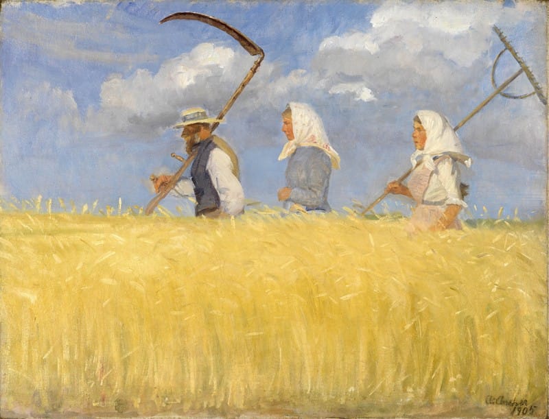 Anna Ancher - Harvesters