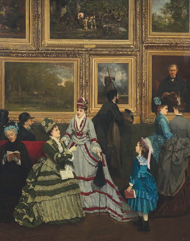 Camille-Léopold Cabaillot-Lassalle - Le Salon de 1874