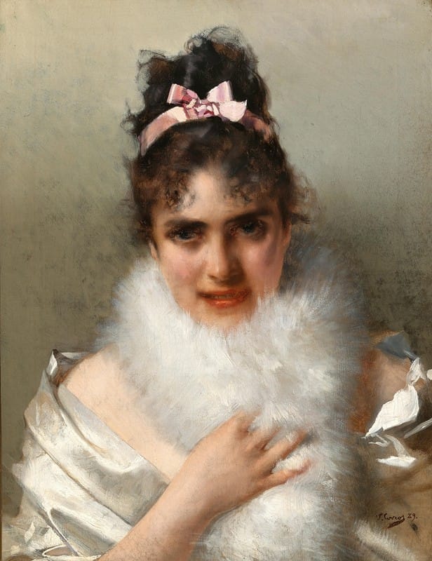 Vittorio Matteo Corcos - Portrait of a Young Lady