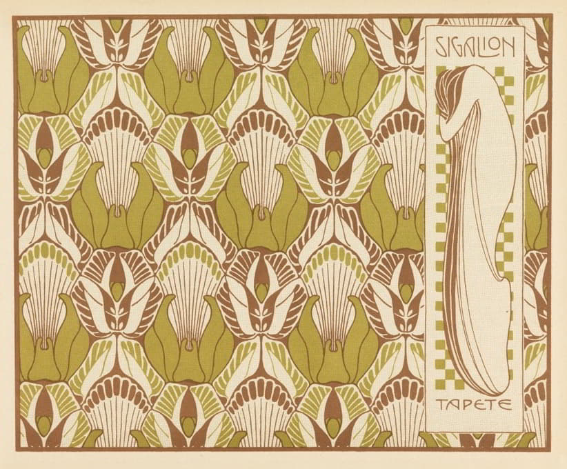 Koloman Moser - Sigalion Tapete (Sigalion Wallpaper)